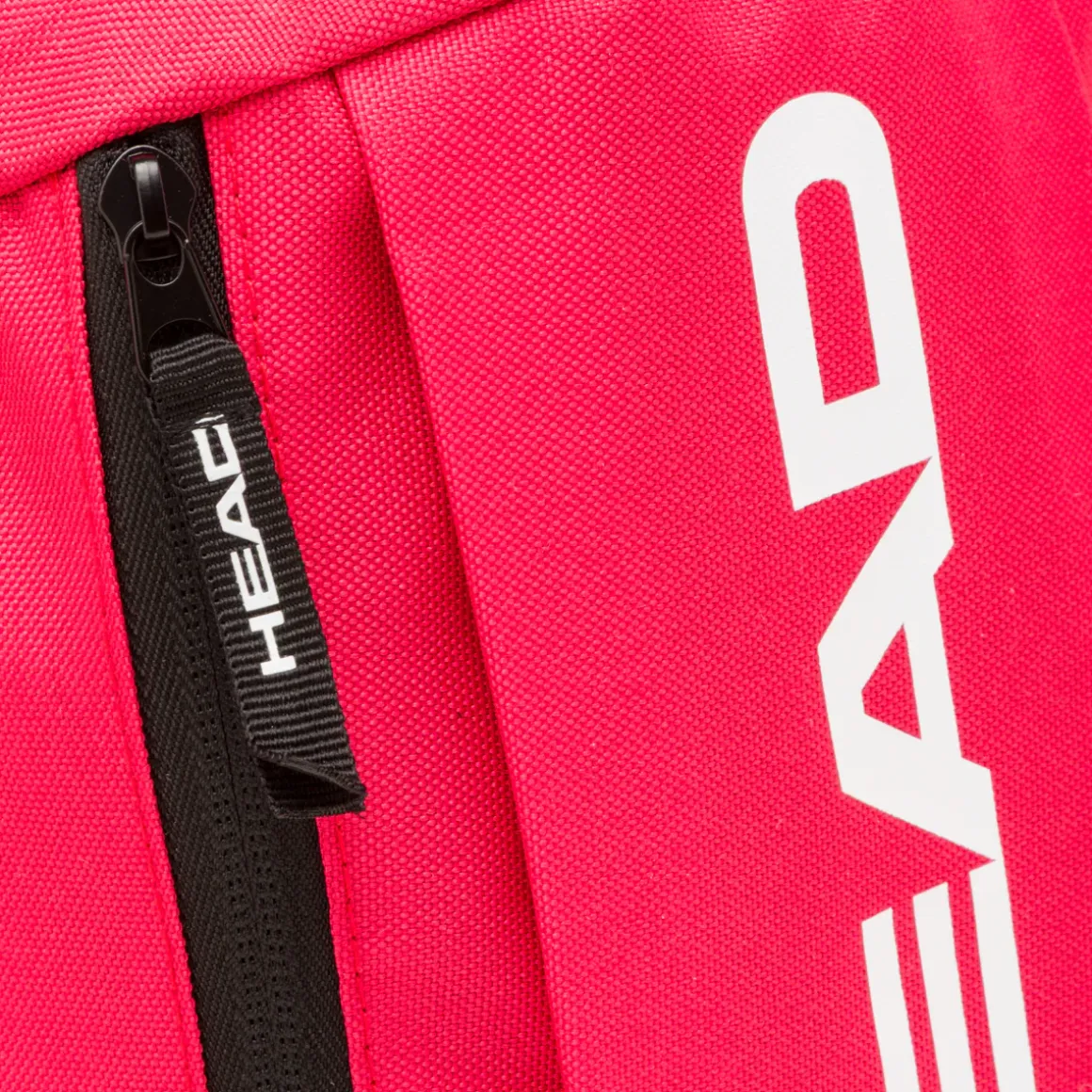 Zaino sportivo Unisex rosso e nero con tasca e logo bianco Head