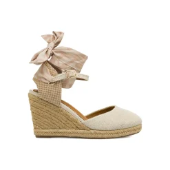 Zeppe grigie da Donna con nastro foulard e tacco 9.5 cm Jeep Spirit
