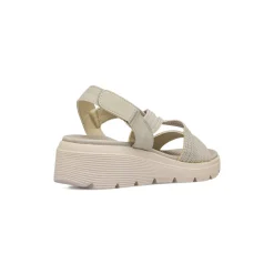 Zeppe Sportive Grigie 5 cm da Donna con Fasce Elastiche Swish Jeans